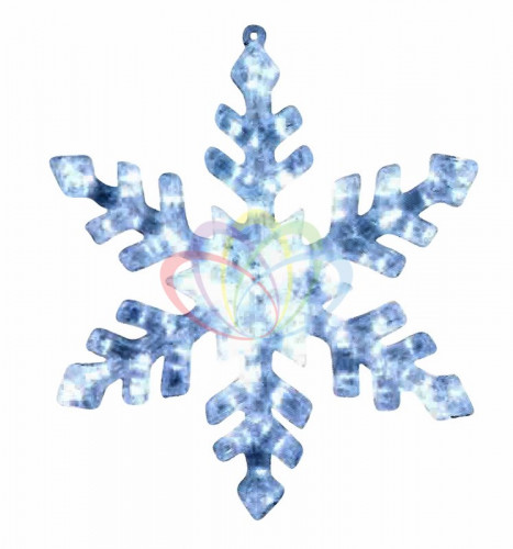 светодиодная фигура снежинка большая 63см в Магнитогорске