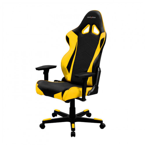 кресло геймерское dxracer racing re0 черно-желтое в Магнитогорске