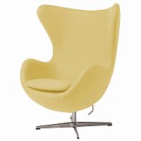 кресло egg chair желтое в Магнитогорске