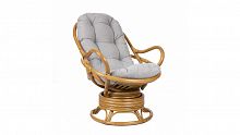 кресло-качалка swivel rocker коричневый в Магнитогорске