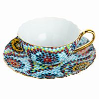 чайная пара мозаика голубая в Магнитогорске