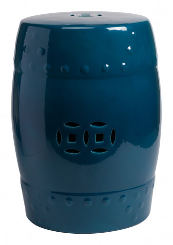 керамический столик-табурет garden stool синий в Магнитогорске