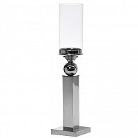 подсвечник серебряный со стеклом на пьедестале, 54 см в Магнитогорске