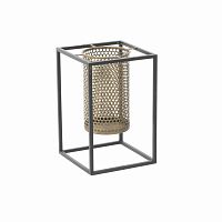 подсвечник металлический резной черный с золотом fane, 26 см в Магнитогорске