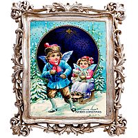 картина «с новым годом!» в раме «амели силвер», версия 22 в Магнитогорске