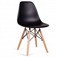 стул деревянный pc-015 черный (eames style) в Магнитогорске