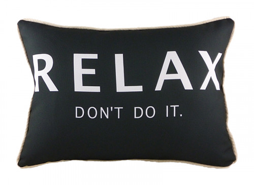 подушка с надписью relax в Магнитогорске