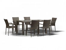 обеденная группа милан на 6 персон, коричневый в Магнитогорске
