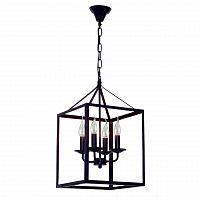 дизайнерская подвесная люстра spot light cage 9810404 черная в Магнитогорске