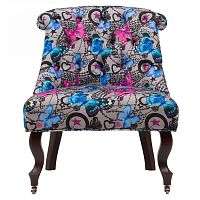 кресло мягкое amelie french country chair бабочки в Магнитогорске