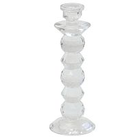 подсвечник хрустальный фигурный на толстой ножке, 21,5 см в Магнитогорске