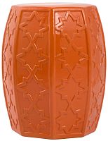 керамический столик-табурет garden stool оранжевый в Магнитогорске