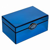 шкатулка синяя 26*9,5*17 см в Магнитогорске
