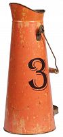 декоративный кувшин металлический numero 3 оранжевый в Магнитогорске