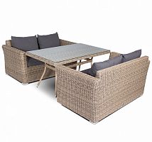 мокко, обеденная группа на 4 персоны, серый в Магнитогорске