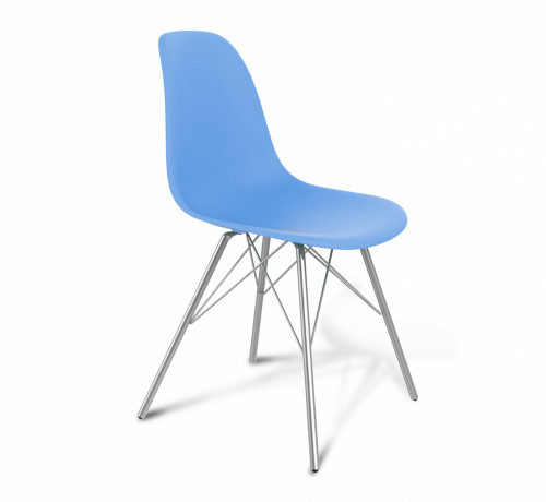 стул dsr голубой s37 (eames style) в Магнитогорске