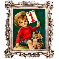 картина «с новым годом!» в раме «амели силвер», версия 19 в Магнитогорске