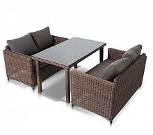 макиато дабл, обеденная группа на 4 персоны коричневый в Магнитогорске