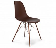 стул dsr коричневый s37 (eames style) в Магнитогорске