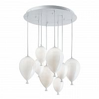 подвесная люстра ideal lux clown sp8 bianco в Магнитогорске