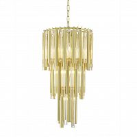 люстра gigi 7 gold от delight collection прозрачная/золото в Магнитогорске