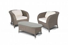 лаунж зона борелло на 2 персоны коричневая в Магнитогорске