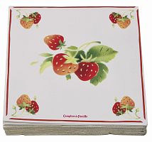 салфетки бумажные клубника comptoir de famille в Магнитогорске
