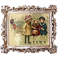 картина «с новым годом!» в раме «амели силвер», версия 1 в Магнитогорске