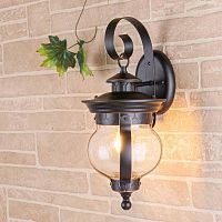 уличный настенный светильник elektrostandard barrel d черное золото gl 1025d 4690389122040 в Магнитогорске