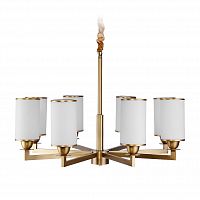люстра brch9040-8 от delight collection белая/золото в Магнитогорске