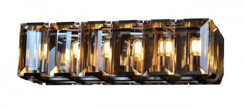 люстра harlow черное основание, прозрачное стекло в Магнитогорске