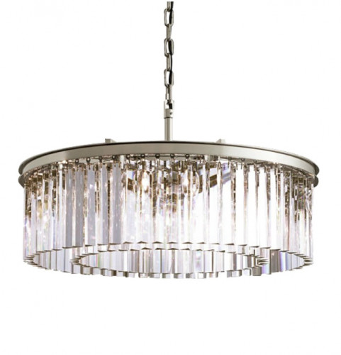 люстра prism silver 80 серебро, прозрачное стекло в Магнитогорске