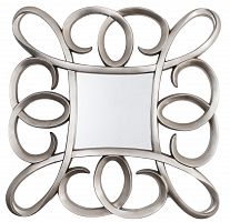 зеркало серебряное квадратное в фигурной раме silver swirl frame от rvastley в Магнитогорске