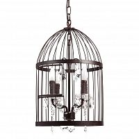 люстра vintage birdcage (51*34*54) коричневая в Магнитогорске