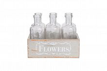 набор стеклянных бутылок flowers в Магнитогорске