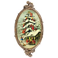 картина на холсте «с новым годом!» в раме «эстелла», версия 4 в Магнитогорске