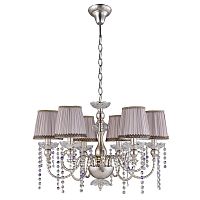 подвесная люстра crystal lux alegria sp6 silver-brown в Магнитогорске