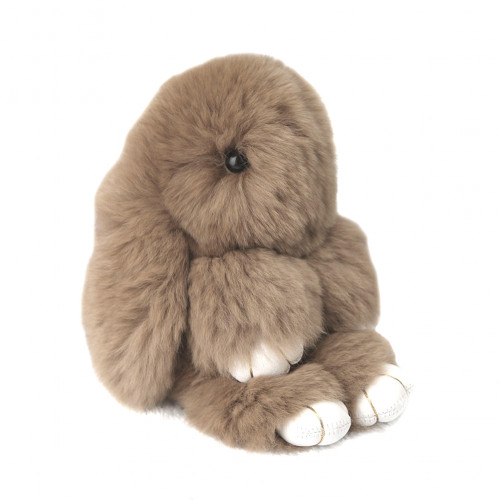 меховой зайка брелок бежевый в Магнитогорске