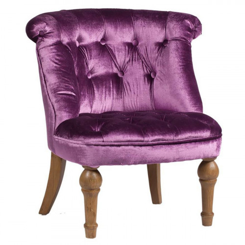 кресло sophie tufted slipper chair сиреневое в Магнитогорске