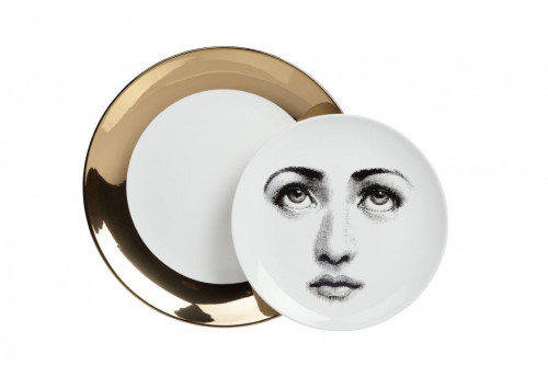 комплект тарелок пьеро форназетти golden faces в Магнитогорске