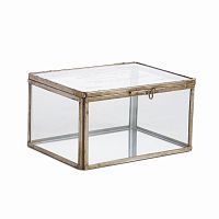 стеклянная шкатулка (коробка) для ювелирных украшений june большая в Магнитогорске