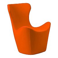 кресло papilio lounge chair оранжевое в Магнитогорске