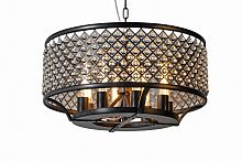 люстра klaris round черная в Магнитогорске