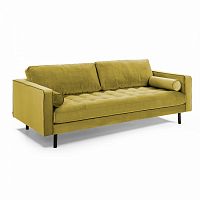 диван bogart sofa 2 двухместный темно-желтый от la forma (ex julia grup) в Магнитогорске