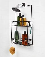 полка-органайзер для душа cubiko чёрная в Магнитогорске