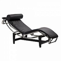 шезлонг chaise longue lc4 черный в Магнитогорске