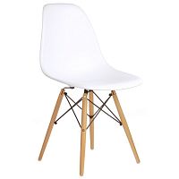 стул деревянный pc-015 белый (eames style) в Магнитогорске