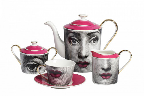 чайный сервиз faces пьеро форназеттиi pink в Магнитогорске