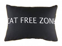 подушка с надписью cat free zone в Магнитогорске