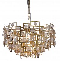 подвесная люстра crystal lux diego sp9 d600 gold в Магнитогорске